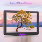 17 9  Portable Dvd Player With 15 6  Large Hd Swivel Screen  6 Hour Rechargeable
