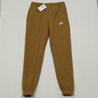Nike Sportswear Club Fleece Tapered Joggers Brown Bv2737-224 Mens Sz Medium