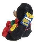 Build-a-bear Black Teddy Bear Christmas Holiday Outfit Red Snowflake Dress Nwt