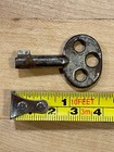Antique Miniature Hollow Barrel  Skeleton Key  1-1 2   O-k Lock Co Padlock Key 