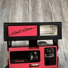 Vintage Polaroid Cool Cam 600 Red   Black Instant Film Camera  untested 