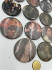 Lot Of 18 Vintage Rock And Roll Pins Buttons 70   s 80 s Bowie  The Who  Zz Top