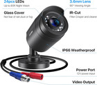 1080p 4 Pack Hd Tvi Security Cameras  80ft Night Vision  Outdoor Indoor Weatherp