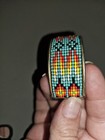 Navajo Silver Beaded Cuff 7  