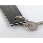 Vintage Hotel Skeleton Key And Black Plastic Fob Shannon Shamrock Ireland