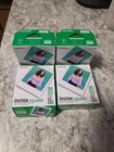  lot Of 4  Fujifilm Instax Square Instant Film 20 Exposures Each Exp 06 2027 New