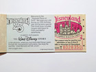 Valid Disneyland Any Age Vintage A-e Complimentary Admission Ticket Book Disney
