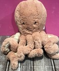 Jellycat Odell Octopus Little 6    Salmon Pink Plush Toy  Stretchable Tentacle