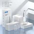Sejoy Cordless Water Flosser Dental Oral Irrigator Pick Cleaner - White Portable