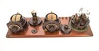Excellent Atwater Kent Model 9 Breadboard  4445 W  Good Brass Based Tipped Tubes