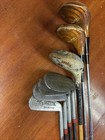 1927 Kro Flite Irons And Wood Clubs Antique Vintage Golf Clubs