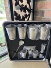 Vintage 1960s Travel Bar Case-mid-century Pub Suitase-complete Set Sealed Tools