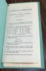 1946 Folded Map Of Barbados  For Motorists  Cyclists  Walkers And Tourists