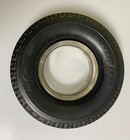 Original Vtg Goodyear Tire Ashtray Super Cushion Deluxe Tubeless Glass Insert