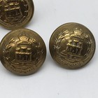 Rare British Ww1 Royal Suffolk Regiment Brass Buttons Jr Gaunt   Firmin Lot Of 6