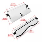 For 2011-2020 Can-am Commander 800  1000  max Scratch Resistant Flip Windshield