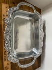 Enox Butler s Pantry Metal Casserole Baker Holder Tray With 2 Qt Glass Insert Vi