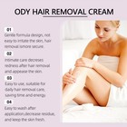 Sensitive Skin Body Hair Removal Cream With Comfortable Wax Applicator Body