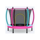 Kids Outdoor Trampoline With Safety Enclosure Net   Padded Frame