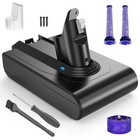 6 0ah Battery Replace For Dyson Dc58 Dc59 Dc61 Dc62 Animal V6 Hepa Sv03 Sv08 Us