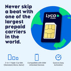 Lycamobile 30 Day Usa Prepaid Sim Card With 15gb High Speed 4g Lte 5g Data With 