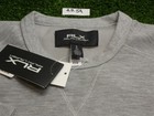 Ralph Lauren Rlx Men s Tech Waffle Crew Golf Pullover C c  Logo Grey Small