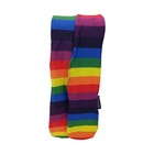 Colorful Sock Poi - 26  Stretch Nylon Sock Poi  rainbow Stripe 