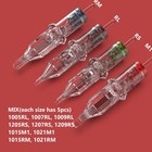Wormhole Tattoo Cartridge Needles Long Taper 50pcs Rl rm rs m1