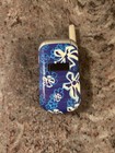 Y2k Motorola Vintage Flip Phone Blue Floral Untestested