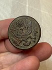 Us Waterbury Ct Great Seal Uniform Button   Vanguard V-21 Ribbon Bar