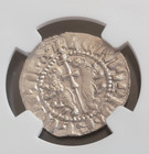 Levon I  Cilician Armenia   Crusader Era Silver Coin   Ngc Graded Au   Ar Tram