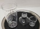 16 Oz  Martini Boston Clear Bar Shaker 3-piece Cocktail Mixer   Measuring Jigger