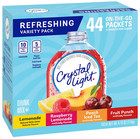 Crystal Light Refreshing Variety Pack  44 Ct  On-the-go Packets