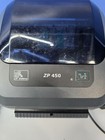 Zebra Zp 450  Thermal Label Printer With Power Supply And Usb  Read Description 