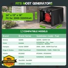 Generator Cover For Most Inverter Portable Generator Eu2200i Eu3200 generator   