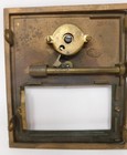 1950 s Brass Us Post Office Mail Box Door Combination Lock No Glass Corbin