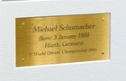 Signed Michael Schumacher Formula One Ferrari Autograph Photo Picture Frame F1 G