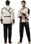 Men s Renaissance Costume 8 Piece Medieval Viking Pirate Outfit Set