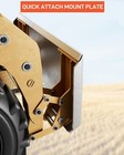 5 16  Steel Quick Tach Attachment Mount Plate Skid Steer For Bobcat For Kubota