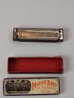 Hohner Marine Band 1896 Diatonic Harmonica Key Of G W  Case