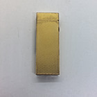 Vintage Dunhill Rollagas Basket Pattern Gold Plated Lighter Patent No  Re24163 