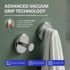 Home So Suction Cup Hooks For Shower   Bathroom Towel Holder 2 Pack  Chrome 