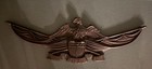 18  Cast Metal American Eagle Patriotic Wall Plaque-eagle Holding Shield