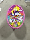 Lisa Frank Oval Tin Collectible Kittens Cats Bunnies Easter Can Vintage E4
