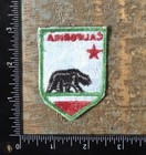 Vintage California State Flag Bear Travel Souvenir Embroidered Iron-on Patch