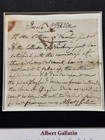 Thomas Jefferson   s Treasury Secretary Albert Gallatin Hand Signed Note 1801 