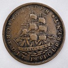 1841 Webster Not One Cent For Tribute Hard Times Token 