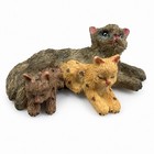 Vintage Cat Kittens Refrigerator Magnet 3d Resin Mother Kitty Figurine 3   
