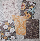 Fall Card Making Kit  autumn Meadow  Paper And Embellishments To Make 5 Cards