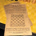 Vintage Whitman Publishing Co  Wooden Chess Set- Box   Instructions